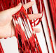 Decorative Curtain Red Background 100x200cm
