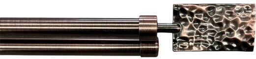 To megalo pazari Ausziehbare Metallische Vorhangstange Einzel Φ19mm 160-300cm Bronze To megalo pazari Ausziehbare Metallische Vorhangstange Einzel Φ19mm 160-300cm Bronze