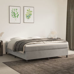 vidaXL 347919 King Size Foam με Αποσπώμενο Κάλυμμα 193x203x5εκ.