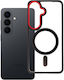 Black Red Back Cover Plastic / Silicone Black (Galaxy S26)