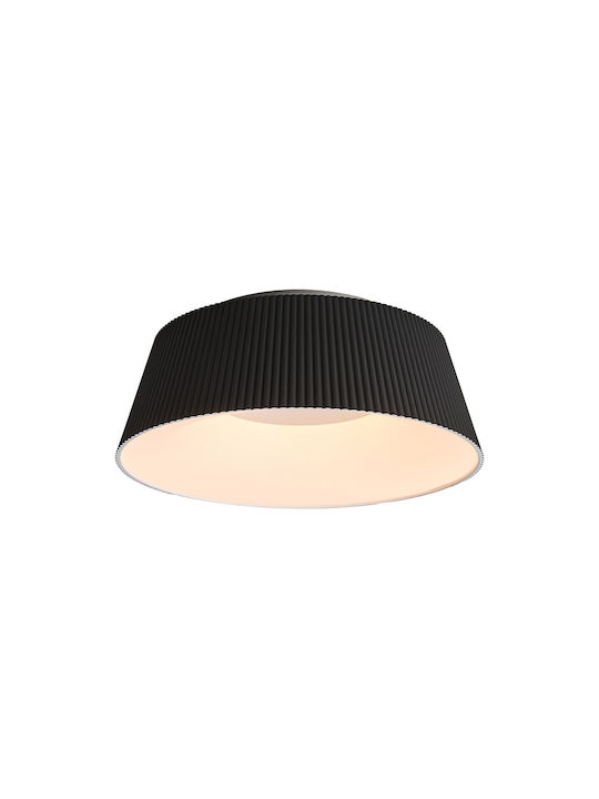 Ceiling Mount Light Black with Integrated LED