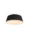 Ceiling Mount Light Black with Integrated LED