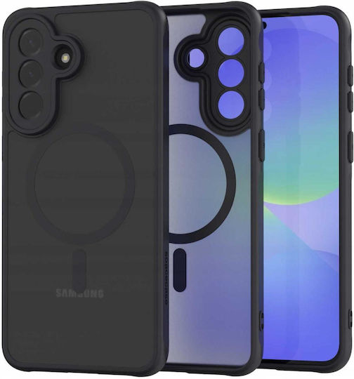 Spacecase Hybrid Magsafe Back Cover Din Plastic Negru Galaxy A57