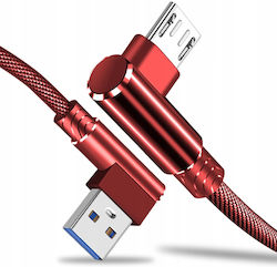 Micro Usb Cable Fast Charging Angled 90° Koanni Kb18_red