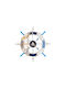 Palma Emporio Wall Decor White Wooden 45cm