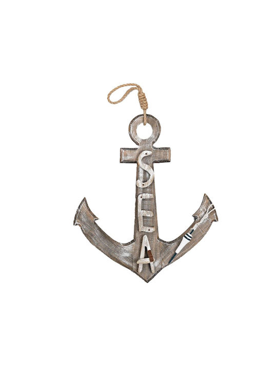 Palma Emporio Hanging Wall Decor Made of Wood 47x3x47cm