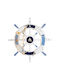 Palma Emporio Wall Decor White Made of Wood 62cm