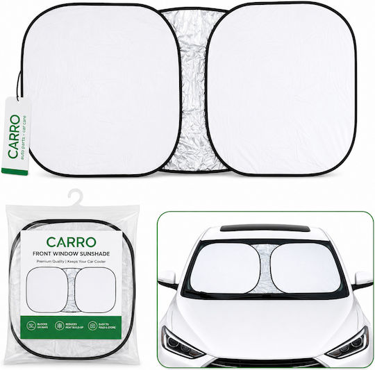 Carro Сенник за предно стъкло за кола вътрешен 145 145x68см