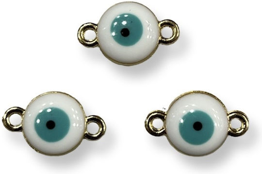 Metal Eye Enamel Double-Sided 15x8mm – Quantity 25 Pieces