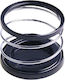 Car Cup Holder 1 Slot with Adhesive Tape in Black Color