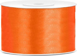 PartyDeco Satin Band Rote 25m