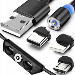 150см Магнитен Кабел Iphone Micro Usb Type-c Koanni 150см Магнитен Кабел Iphone Micro Usb Type-c Koanni