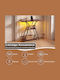 Console Table from Wood & Metal Brown L81.5xW30.5xH79.5cm