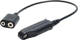 Adapter Cable Baofeng Radios Waterproof Black