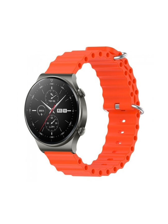 Λουράκι Ocean Silicone Xiaomi Watch 5 47mm 22mm Orange