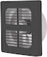Solcore F Ventilator de Perete pentru Baie 100mm Gri