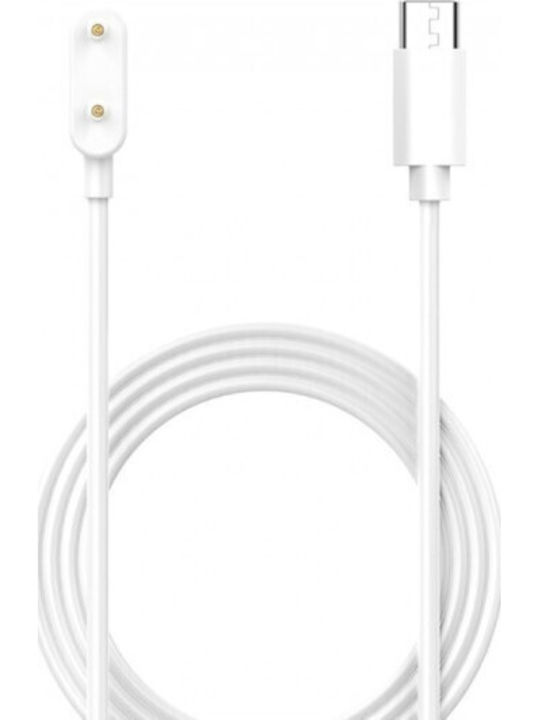 Usb Type C Charging Cable Charger for Huawei Band 11 / 11 Pro White