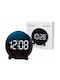 Silent Tabletop Digital Clock LED with Alarm Clock Black HL-8895-BLACK