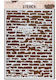 Design Stencil Brick Wall Decorative Stencil Brick Wall 21.0x29.6 Cm