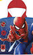 Join Плажна Кърпа Пончо Spiderman Микрофибър Син