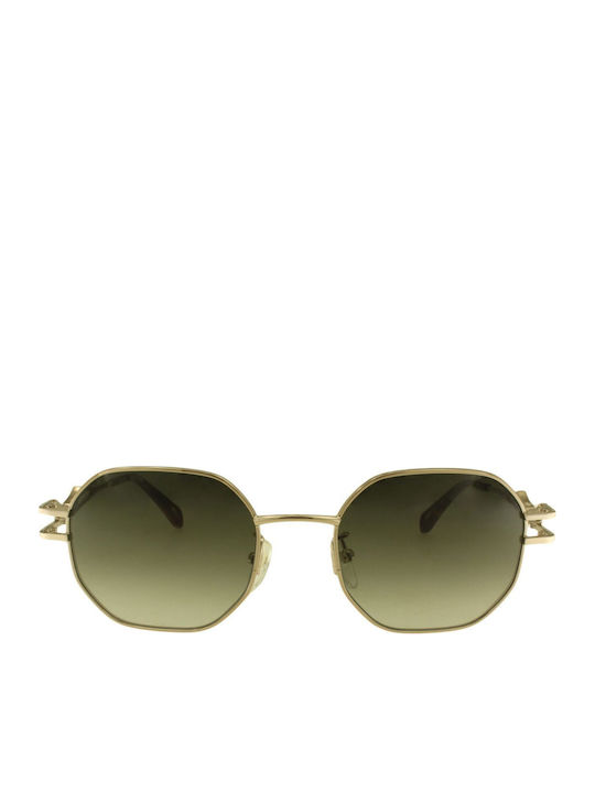 Zadig & Voltaire Unisex Sunglasses With Gold Frame And Gold Lens