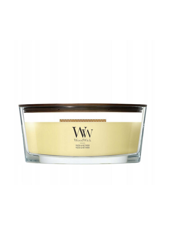 WoodWick Aromatisches Soja-Kerze in Gefäß mit W...