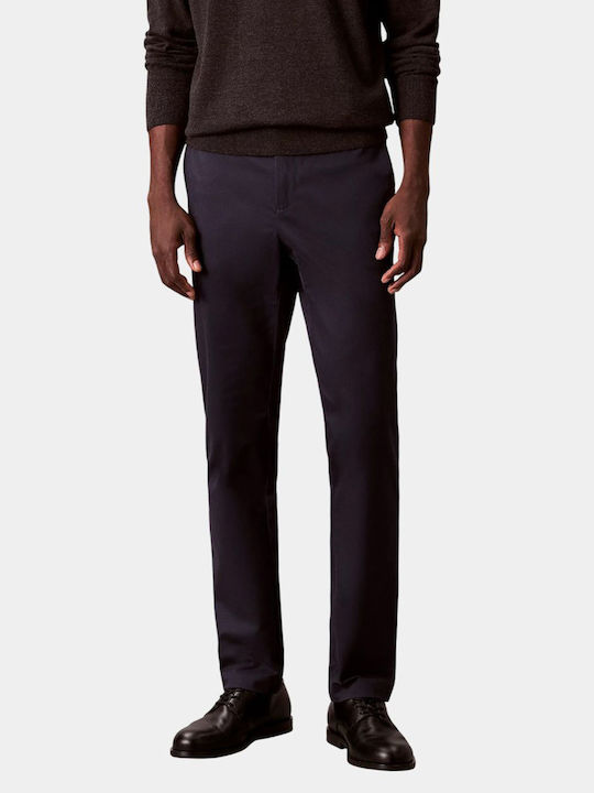 Calvin Klein Pantaloni Chino Elastici Slim Fit ...