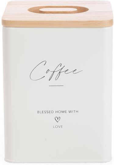 Oriana Ferelli Kitchen Trend Βάζο για Καφέ με Καπάκι Μεταλλικό Καφέ 11.2x11.2x15cm