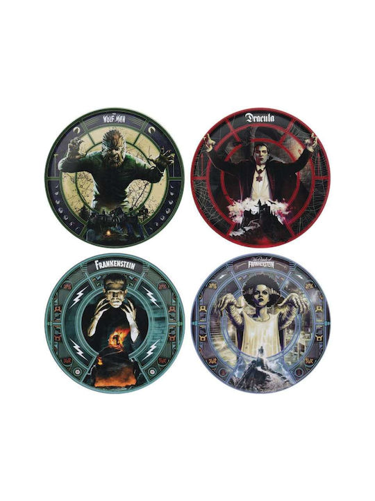 FaNaTtik Universal Monsters Σουβέρ Ξύλινο 4τμχ