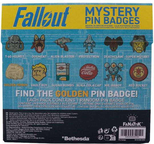 Fallout World Κονκάρδες Mystery Display Σετ 12 Τεμάχια