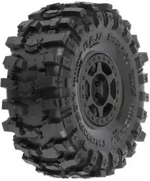 Proline Set Complet Roți 1/10 Mickey Thompson Baja Pro X G8 F R 1.9" Mtd 12mm Negre Holcomb 2 Bucăți