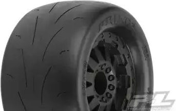 Proline Prime 2.8" Anvelope Montate Pe Jante Negre F11 2 Bucăți/12mm Hex