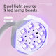Rechargeable Nail Polish Curing Lamp UV / LED Battery 27W White