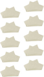 10x Microfiber Cloth Glasses Beige 18x15 10x Microfiber Cloth Glasses Beige 18x15