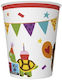 Paper Cups Animals Birthday 250ml 8pcs