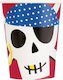 Paper Cups Pirates Skull Ahoy Birthday Party 266ml 8pcs