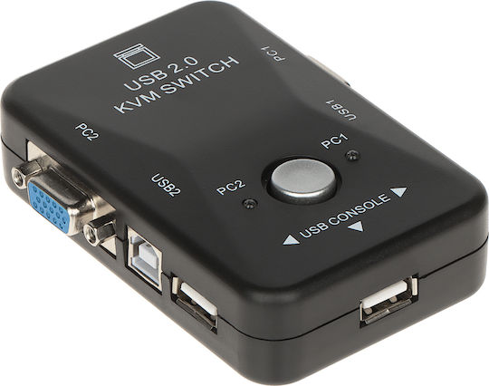Switch Pavonik Switch Kvm Vga 2x1 Switch 3xusb Hub Box