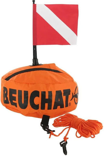 Beuchat Шамандура За Гмуркане Round Double Bag Buoy + Line