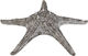 Jolipa Δekorative Elemente Polyresin Grau-Silber 37x37x10cm