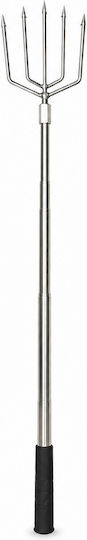 Telescopic Fishing Speargun 1.5m Stainless Steel Five-Pronged 5 Tooth Head 8mm Thread