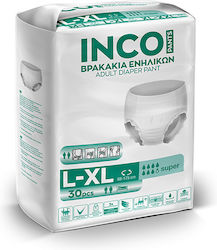 Inco Inkontinenzwindeln Inkontinenz-Unterwäsche Groß/XLarge 30Einheiten