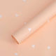 Floral Foil Peach Hearts Sheets 58x58 Cm 20 Pcs