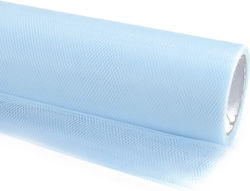 Smooth Tulle Light Blue 30cm X 9m 1pc