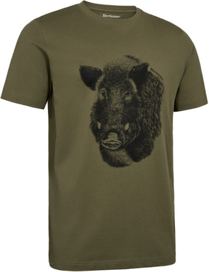 Deer Hunter Men's Jaxon T-shirt Glen Green