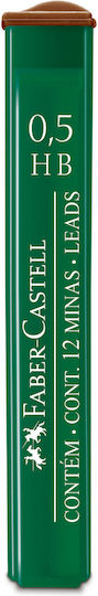 Faber-Castell 12 Μύτες Μολυβιού Πάχους 0.5mm Τύπου HB