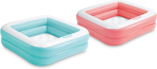 Intex Piscină Pătrată Pentru Copii 57l Gonflabilă 85x85x23cm Albastră