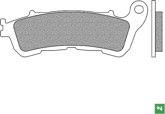 Newfren Front Rear Brake Pads Kh261 Kh281 Touring Organic