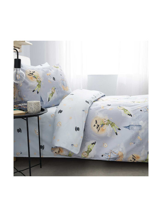 Vesta Home Σετ Σεντόνια Μονά με Λάστιχο Βαμβακερά Peter 100x200cm