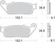 Sbs Brake Pads Kh142 Kh226 Street Standard Ceramic Color Black