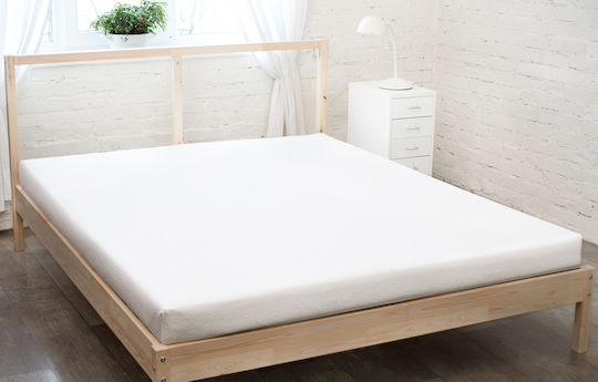 KZ King Size Bettlaken mit Gummibettlaken 180x200cm Weiß